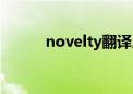 novelty翻译成中文（novelty）