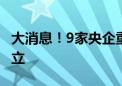 大消息！9家央企重磅宣布 又一创新联合体成立