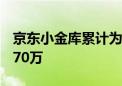 京东小金库累计为用户赚了超100亿元 日均270万