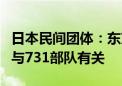 日本民间团体：东京军医学校旧址发现的人骨与731部队有关