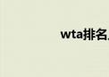 wta排名丘（wta排名）