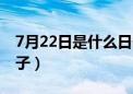 7月22日是什么日子农历（7月22日是什么日子）