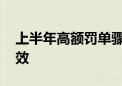 上半年高额罚单骤减 银行业合规经营渐显成效