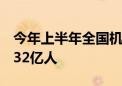 今年上半年全国机动车达4.4亿辆 驾驶人达5.32亿人