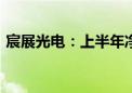 宸展光电：上半年净利同比预增56%—85%