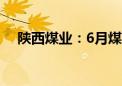 陕西煤业：6月煤炭产量同比增长5.05%