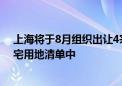 上海将于8月组织出让4宗宅地 原小米总部地块在拟出让住宅用地清单中