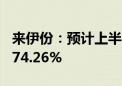 来伊份：预计上半年净利同比减少70.58%至74.26%