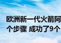 欧洲新一代火箭阿丽亚娜6首飞部分失败！11个步骤 成功了9个