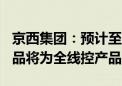 京西集团：预计至2035年 95%的京西底盘产品将为全线控产品