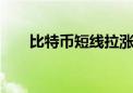 比特币短线拉涨1% 涨幅扩大至2.7%