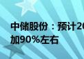 中储股份：预计2024年上半年净利润同比增加90%左右