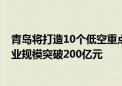 青岛将打造10个低空重点领域特色集群 2026年低空经济产业规模突破200亿元