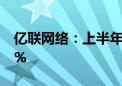 亿联网络：上半年净利润同比预增30%—35%