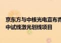 京东方与中核光电宣布青虹激光中标国内首条钙钛矿GW级中试线激光划线项目