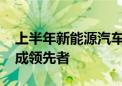 上半年新能源汽车出口达60.5万辆 哪吒汽车成领先者