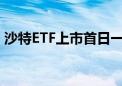 沙特ETF上市首日一度涨超6% 支持T+0交易