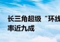 长三角超级“环线”列车开行满月 平均客座率近九成