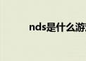 nds是什么游戏机（nds是什么）