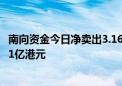 南向资金今日净卖出3.16亿港元 腾讯控股逆市获净买入12.21亿港元