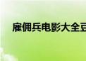 雇佣兵电影大全豆瓣（雇佣兵电影大全）