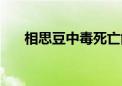 相思豆中毒死亡能查出来吗（相思豆）