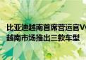 比亚迪越南首席营运官VO MINH LUC：比亚迪将于10月在越南市场推出三款车型