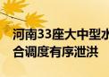 河南33座大中型水库超汛限水位 当地开展联合调度有序泄洪