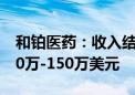 和铂医药：收入结构变动 预期上半年溢利100万-150万美元