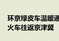 环京绿皮车温暖通勤路 高峰日六七十万人坐火车往返京津冀