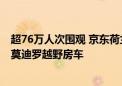 超76万人次围观 京东荷兰式拍卖频道7月19日晚8点拍卖阿莫迪罗越野房车