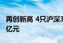 再创新高 4只沪深300ETF合计规模突破6300亿元