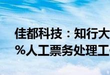 佳都科技：知行大模型“数字人”可代替85%人工票务处理工作