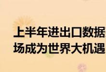 上半年进出口数据亮眼 外交部：让中国大市场成为世界大机遇