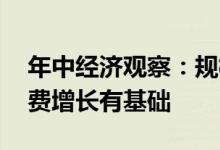 年中经济观察：规模扩大亮点凸显 下半年消费增长有基础