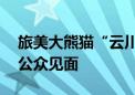 旅美大熊猫“云川”“鑫宝”将于8月8日与公众见面