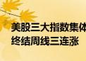 美股三大指数集体收跌 纳指本周累跌3.65%终结周线三连涨