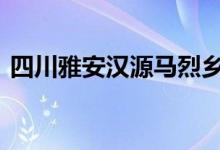 四川雅安汉源马烈乡突发泥石流 有人员失联