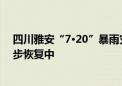 四川雅安“7·20”暴雨灾区通信交通已基本恢复 电力正逐步恢复中