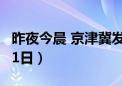 昨夜今晨 京津冀发生这些大事（2024年7月21日）