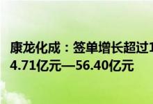 康龙化成：签单增长超过15% 预计2024年上半年实现营收54.71亿元—56.40亿元