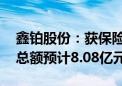 鑫铂股份：获保险杠项目定点 生命周期销售总额预计8.08亿元