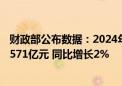 财政部公布数据：2024年上半年全国一般公共预算支出136571亿元 同比增长2%