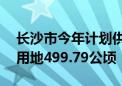 长沙市今年计划供地1639.52公顷 其中住宅用地499.79公顷