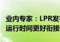 业内专家：LPR发布时间的提前可与金融市场运行时间更好衔接