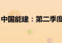 中国能建：第二季度新签合同额3708.13亿元