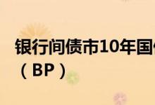 银行间债市10年国债收益率盘初降约3个基点（BP）