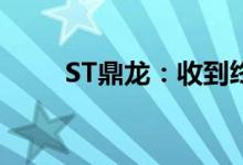 ST鼎龙：收到终止上市事先告知书