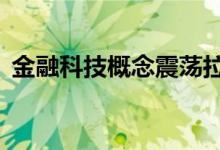 金融科技概念震荡拉升 安硕信息20CM涨停