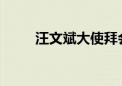 汪文斌大使拜会柬埔寨首相洪玛奈